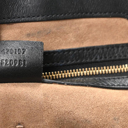 Gucci GG Supreme Monogram Medium Padlock Tote Black 7 of 10