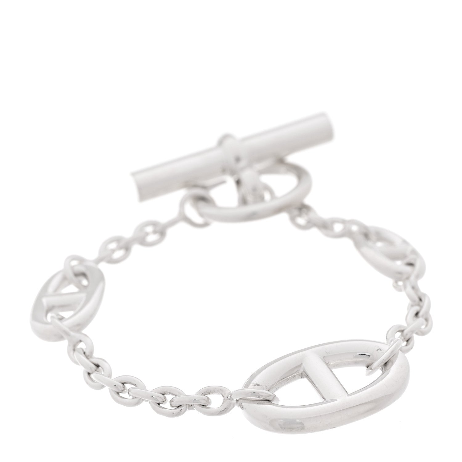 Hermes Sterling Silver Farandole Bracelet SH 1 of 5