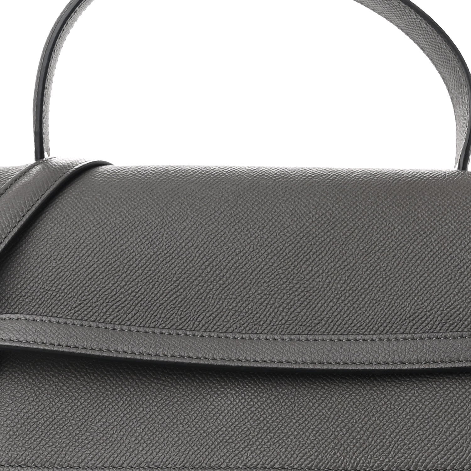 Celine Grained Calfskin Mini Belt Bag Grey 8 of 10