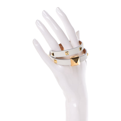 Hermes Swift Medor Infini Cloute Double Tour Bracelet T3 White 2 of 5