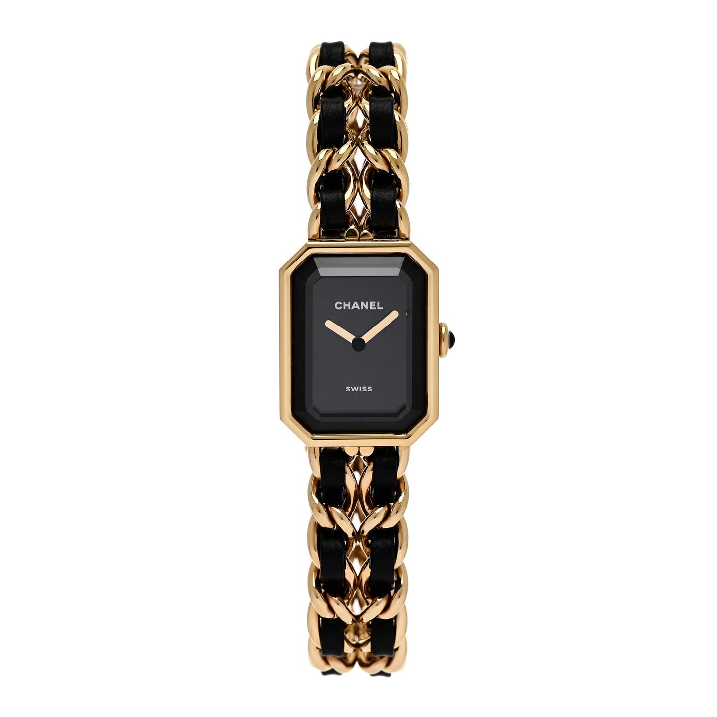 Stainless Steel Lambskin 20mm Chain Premiere Quartz Watch Gold XL