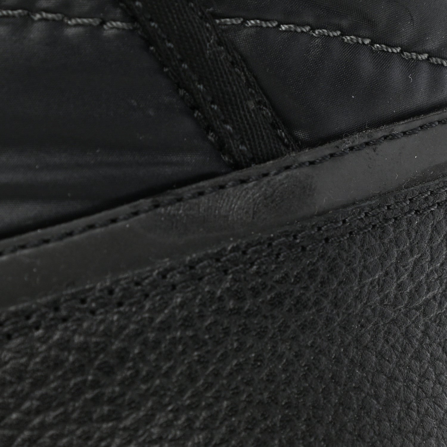 Gucci Calfskin Nylon Quilted Boots 38.5 Black 7 of 7