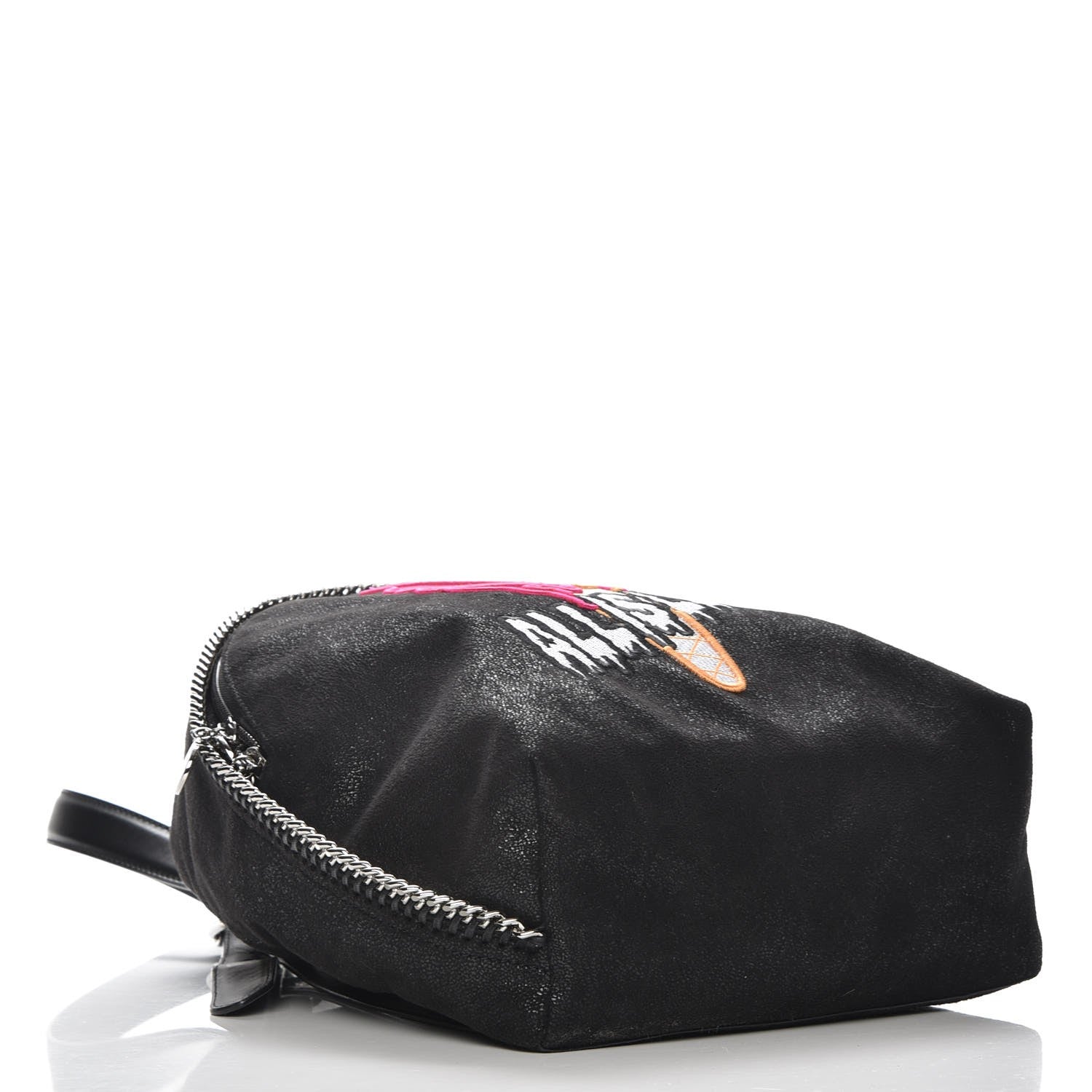 Stella McCartney Shaggy Deer Small All Is Love Backpack Black 4 of 8