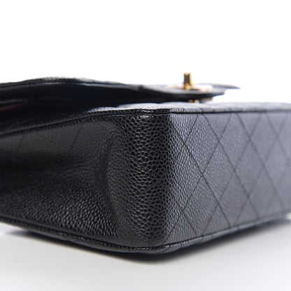 Chanel Caviar Quilted Small Double Flap Black 7 of 10