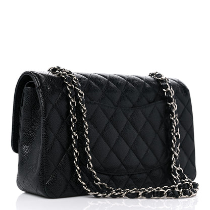 Chanel Caviar Quilted Medium Double Flap Black 3 of 13