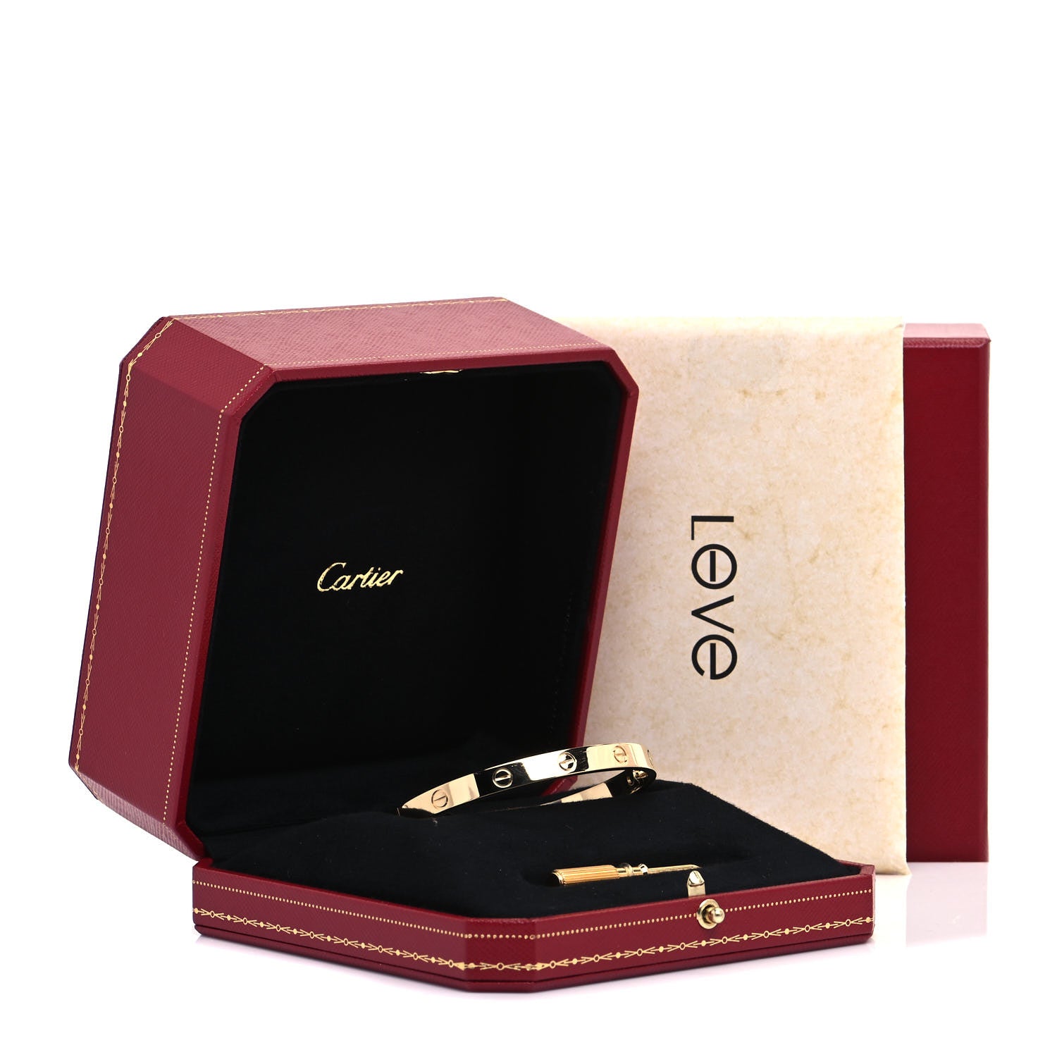 Cartier 18K Yellow Gold LOVE Bracelet 18 6 of 6