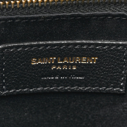 Saint Laurent Lambskin Matelasse Monogram Joe Backpack Black 6 of 11