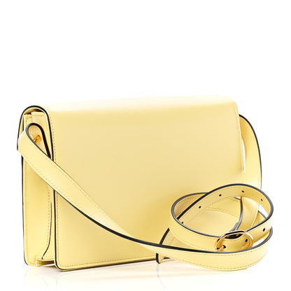 Gucci Textured Calfskin Small Torchon GG Ring Shoulder Bag Butter 2 of 4
