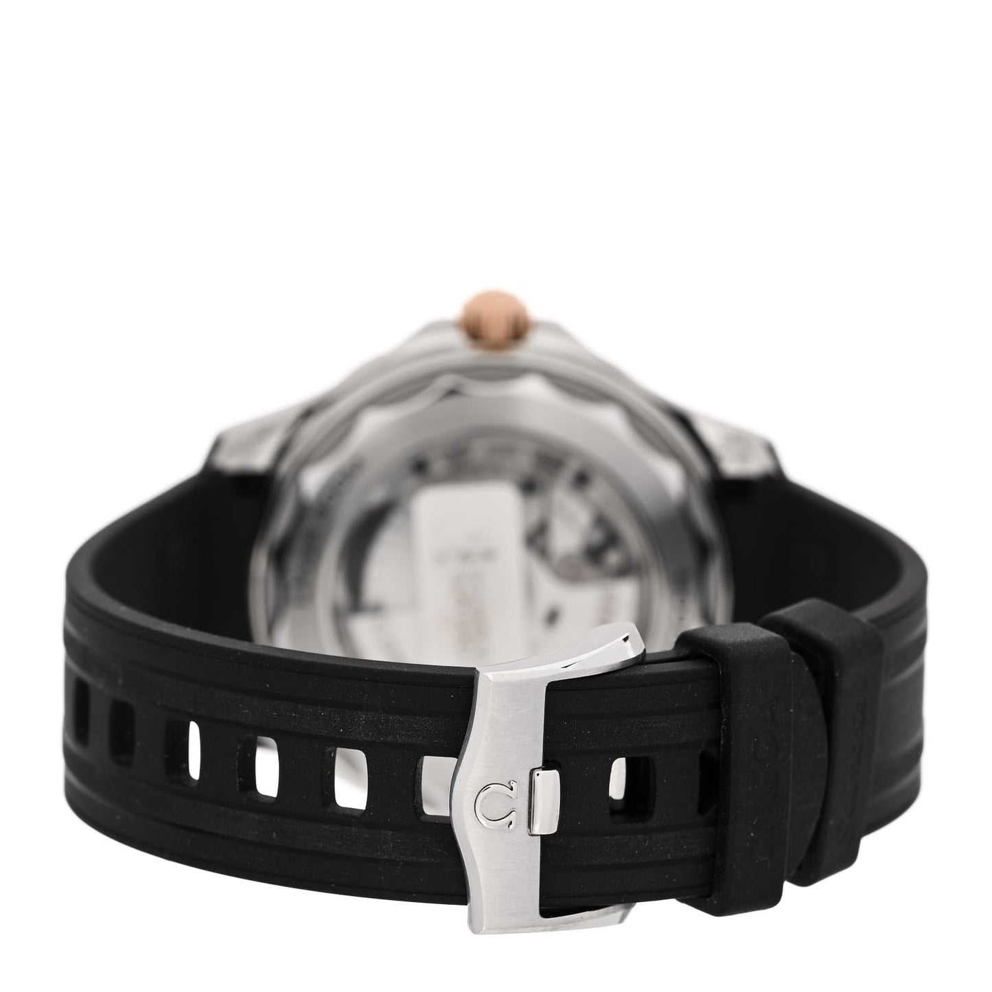 Stainless Steel 18K Sedna Gold Rubber 42mm Seamaster Diver 300M Co-Axial Master Chronometer Automatic Watch Black 210.22.42.20.01.002