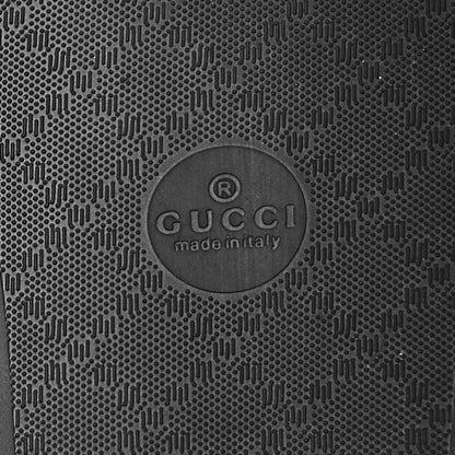 Gucci Satin Web Bow Slide Sandals 40 Black 7 of 8