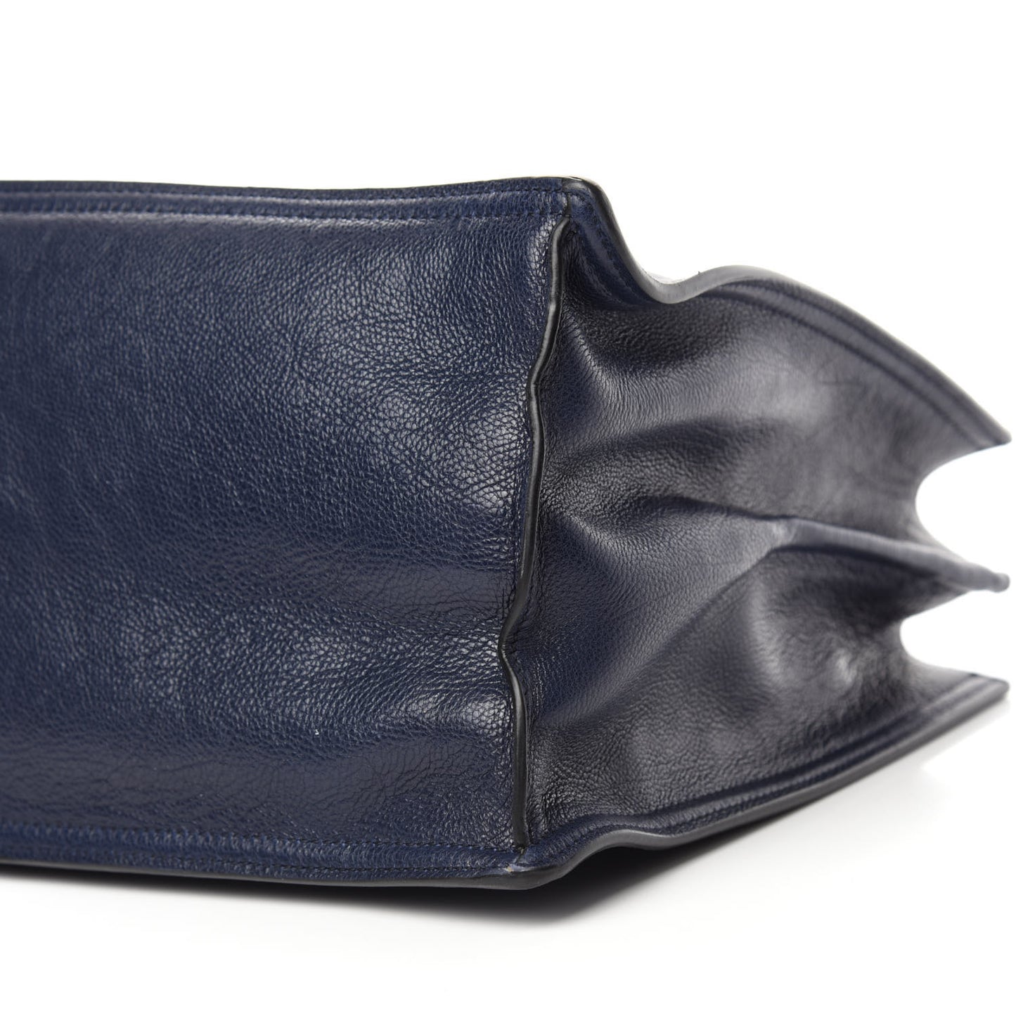 Glace Calf Etiquette Tote Astrale Inchiostro