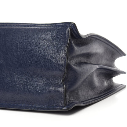 Prada Glace Calf Etiquette Tote Astrale Inchiostro 7 of 10