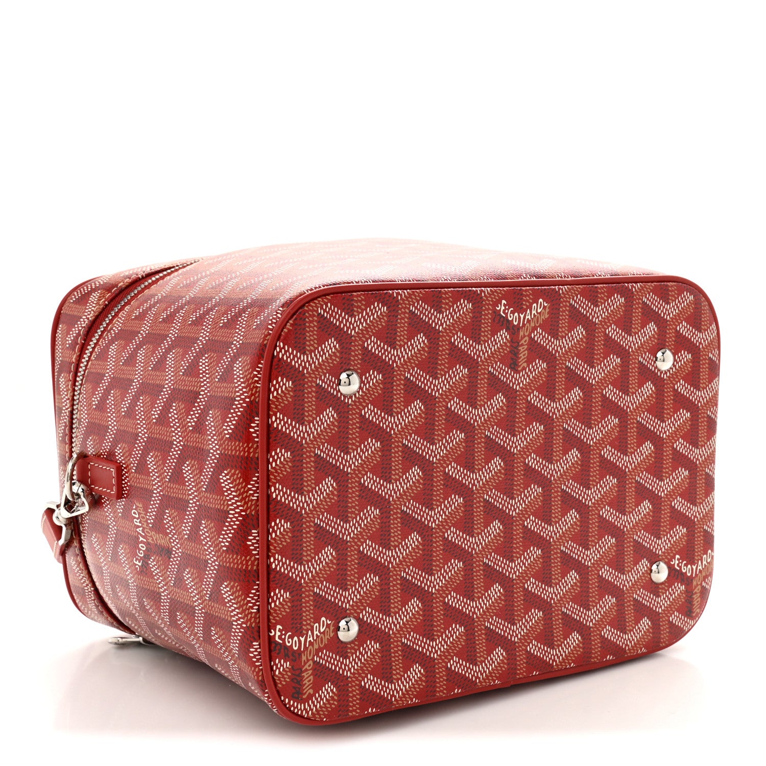 Goyard Goyardine Muse Vanity Case Red 5 of 10