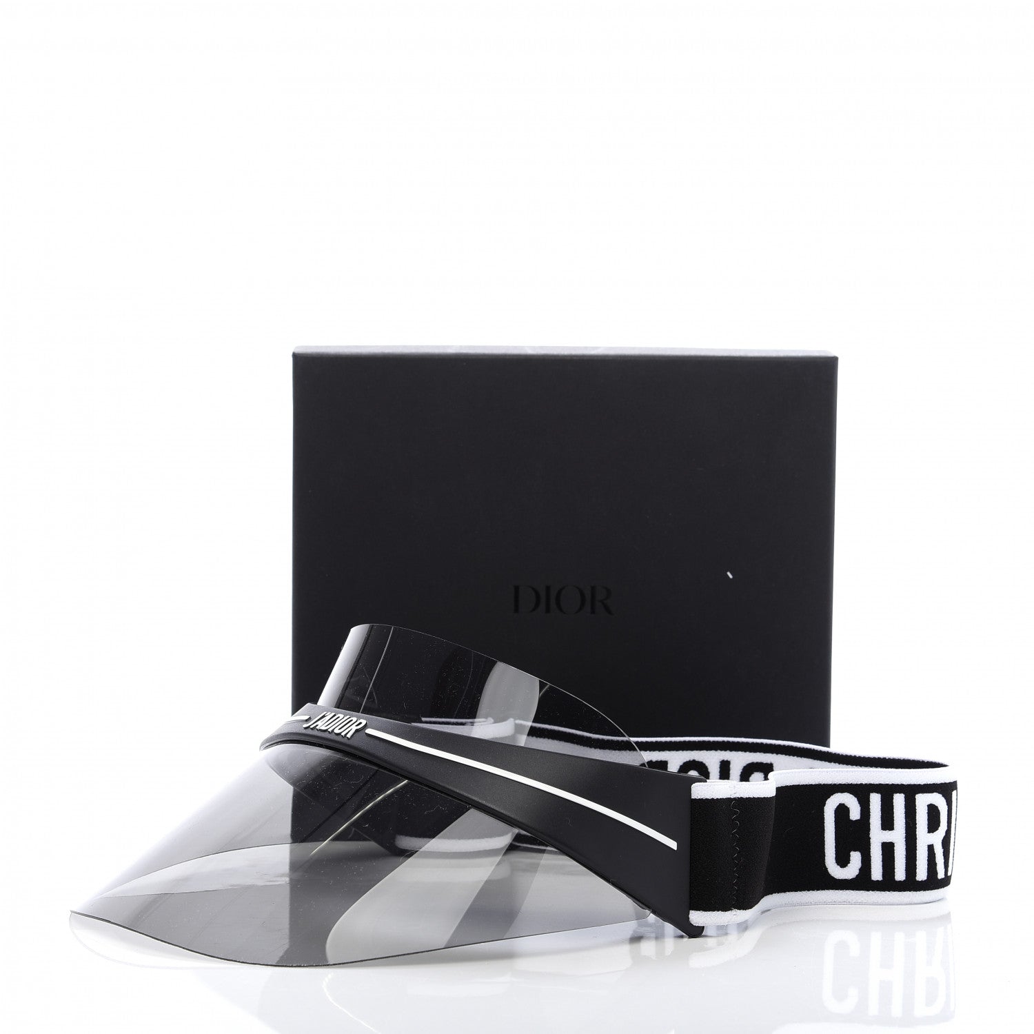 Christian Dior Mirrored DiorClub1 Sun Visor Black 8 of 8