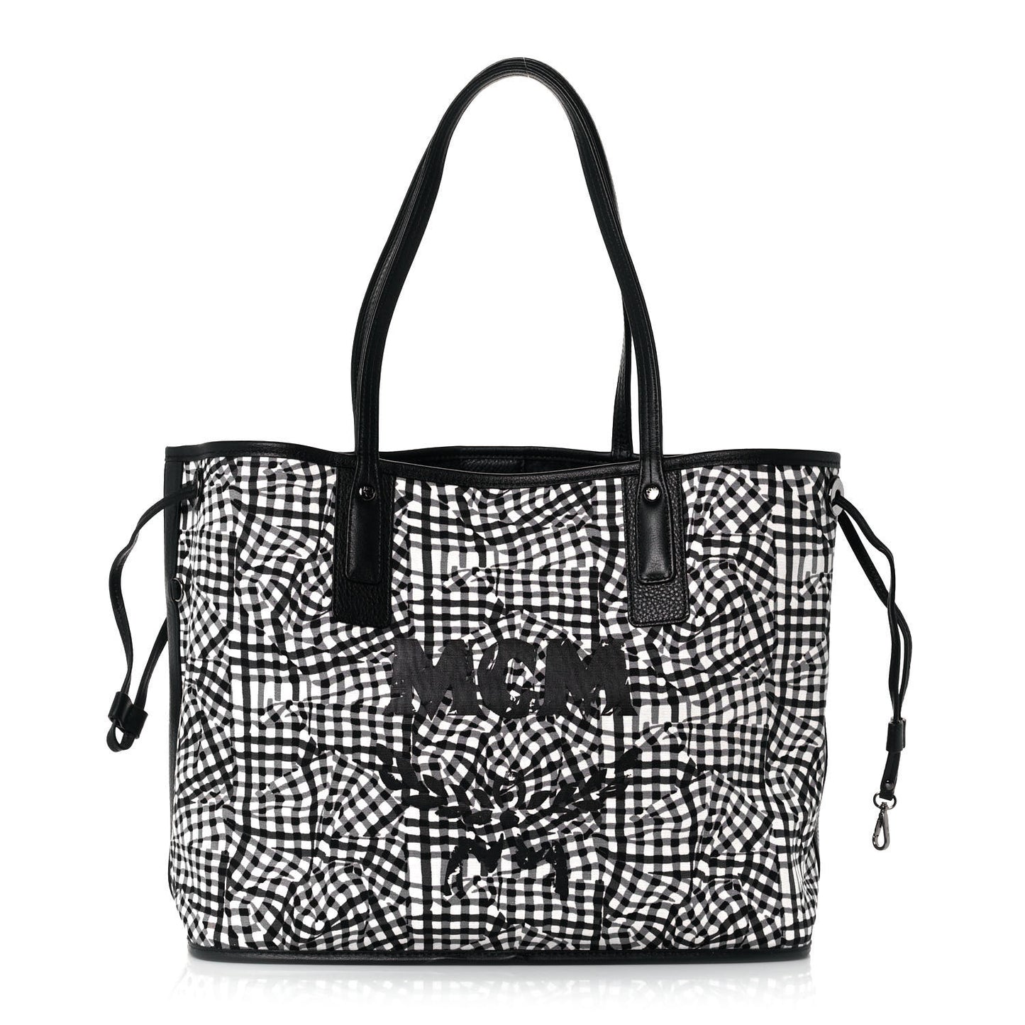 Visetos Medium Liz Reversible Shopper Tote Black