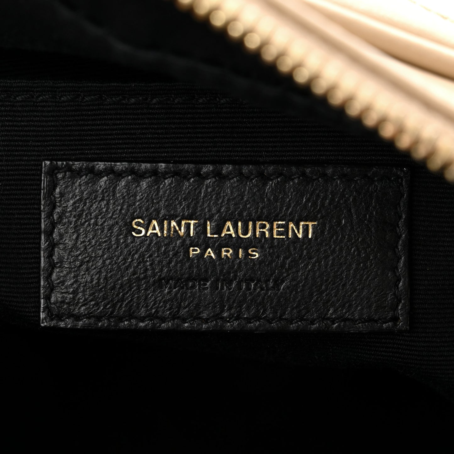 Calfskin Matelasse Monogram Lou Camera Bag Dark Latte