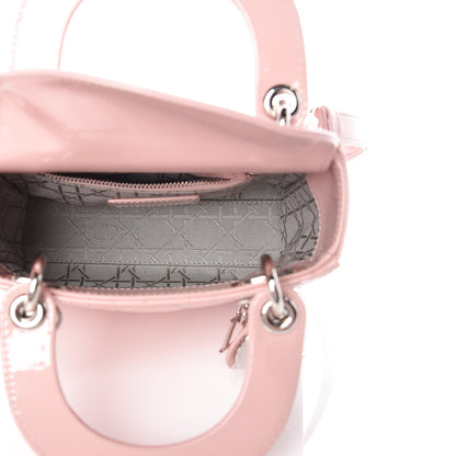 Christian Dior Patent Cannage Mini Lady Dior Pink 5 of 10