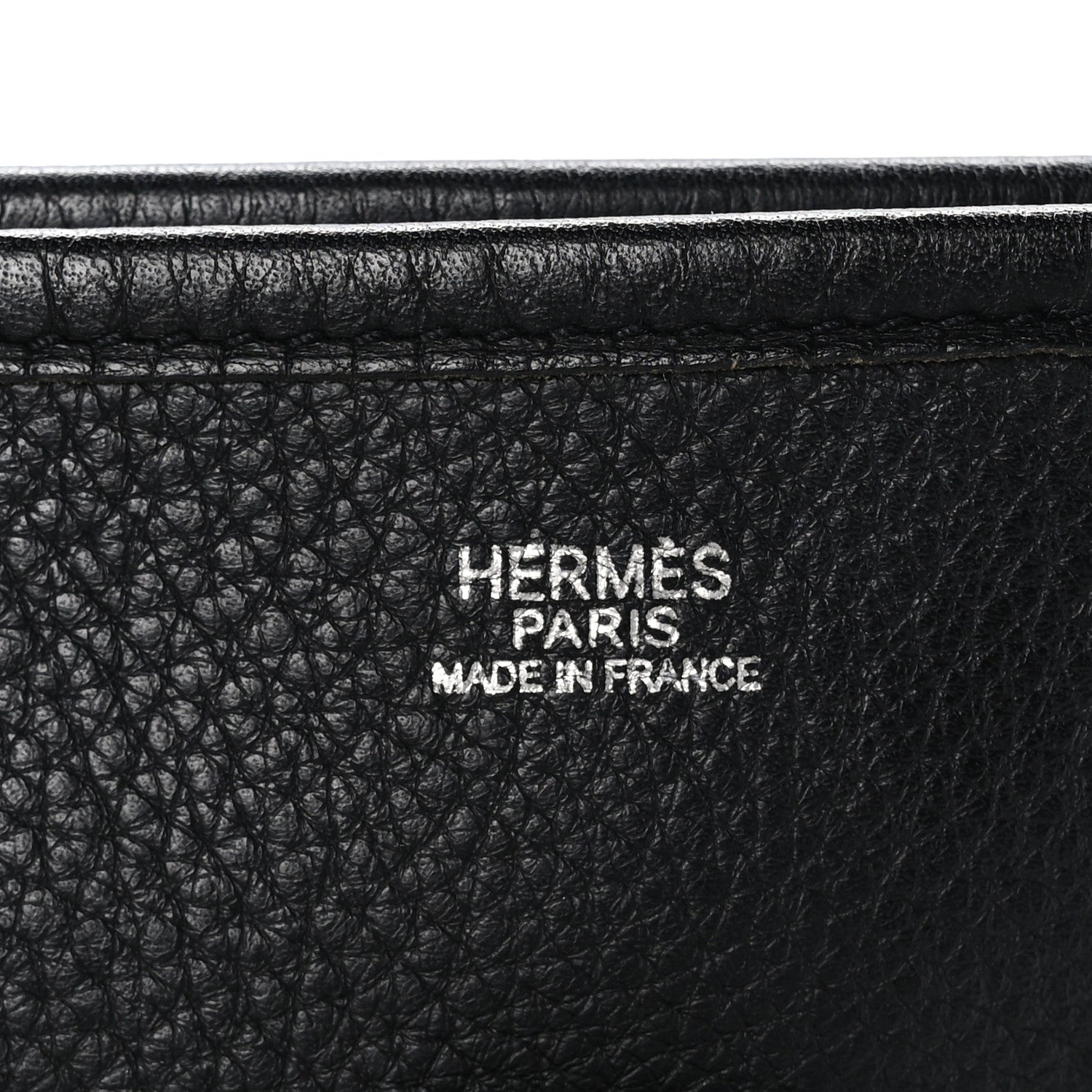 Hermes Taurillon Clemence Evelyne PM Black 6 of 11