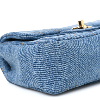 Chanel Denim Mini Souplissimo Flap Blue 9 of 11