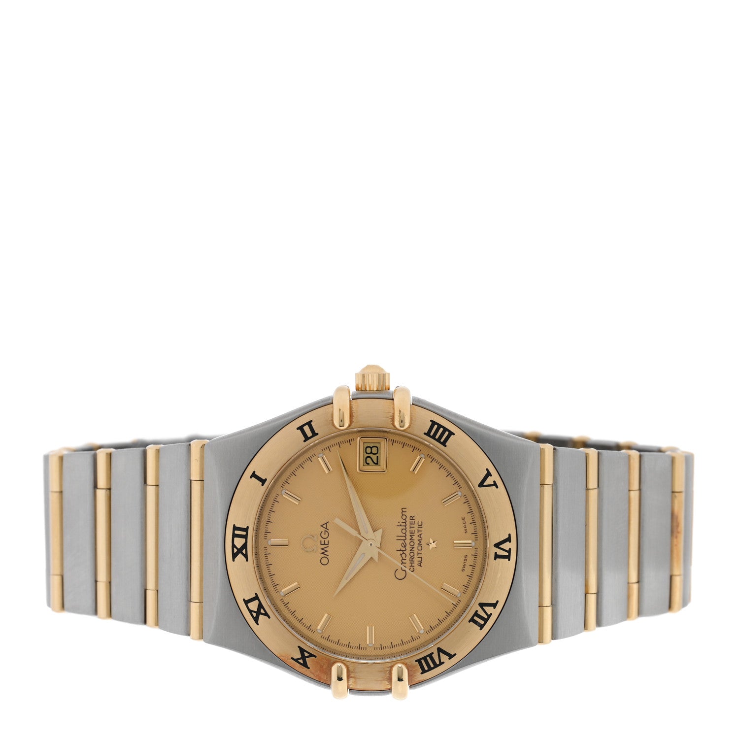 Omega Stainless Steel 18K Yellow Gold 35mm Constellation Automatic Watch Champagne 1202.10.00 2 of 5
