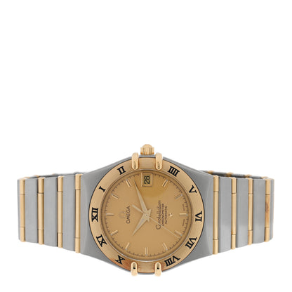 Omega Stainless Steel 18K Yellow Gold 35mm Constellation Automatic Watch Champagne 1202.10.00 2 of 5