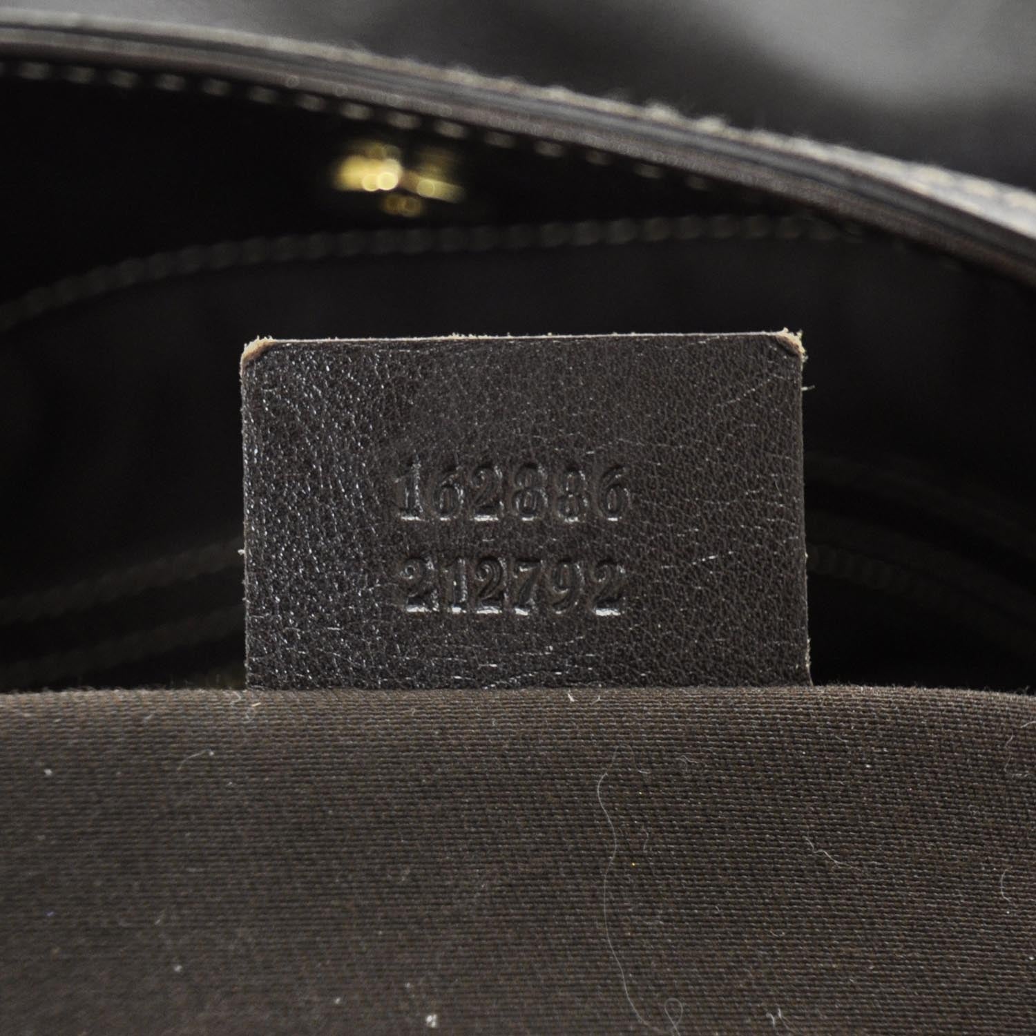 Gucci Leather Medium Britt Bag Dark Brown 9 of 11