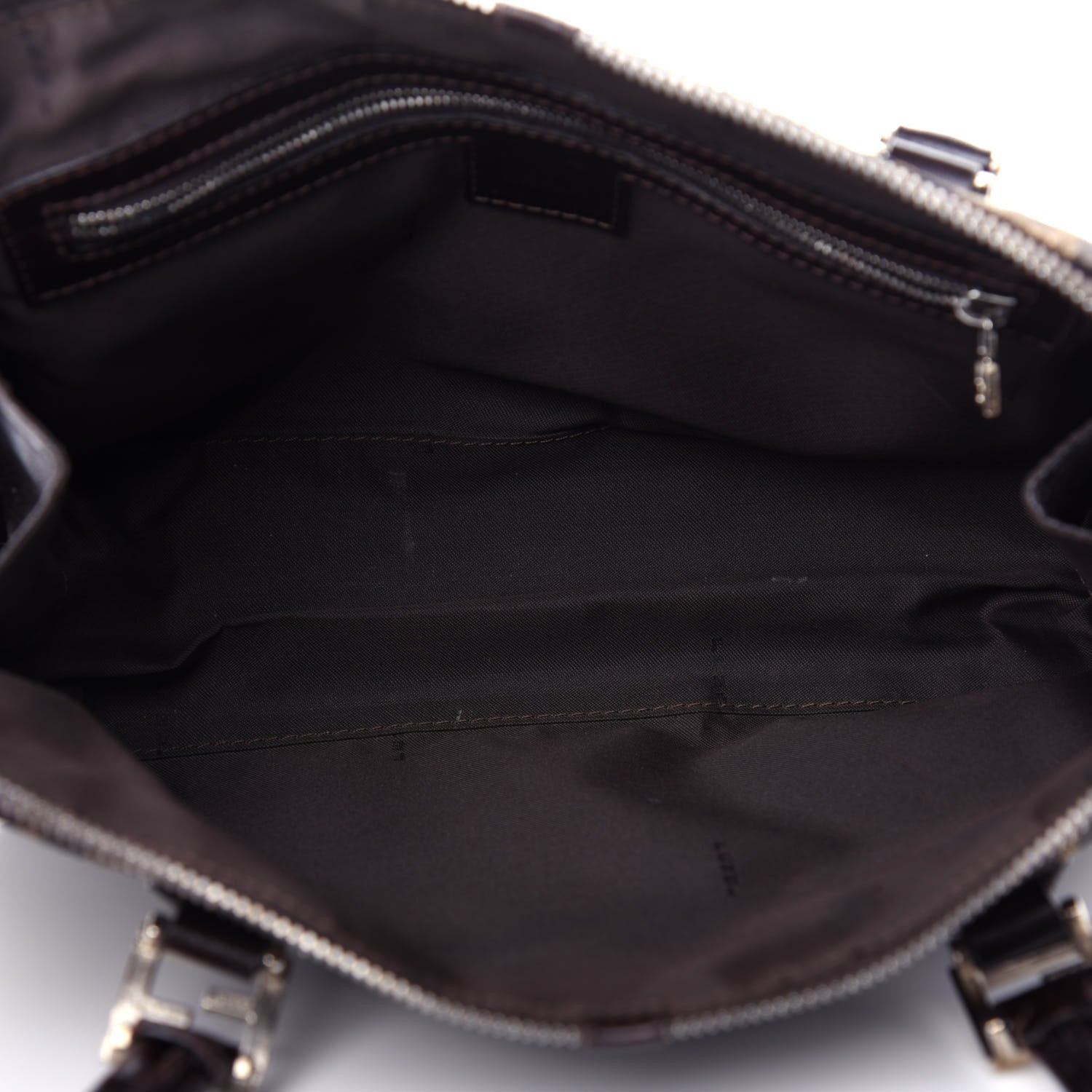 Fendi Zucca Top Handle Bag Tobacco 5 of 11