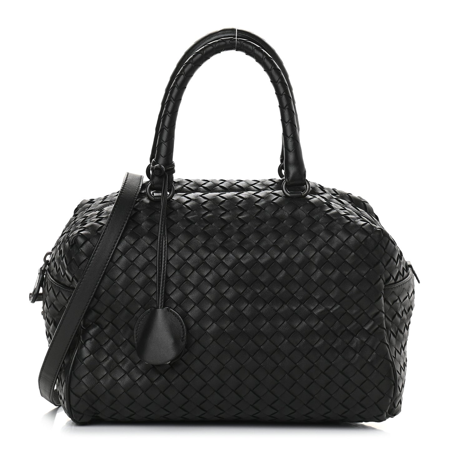Nappa Intrecciato Boston Black