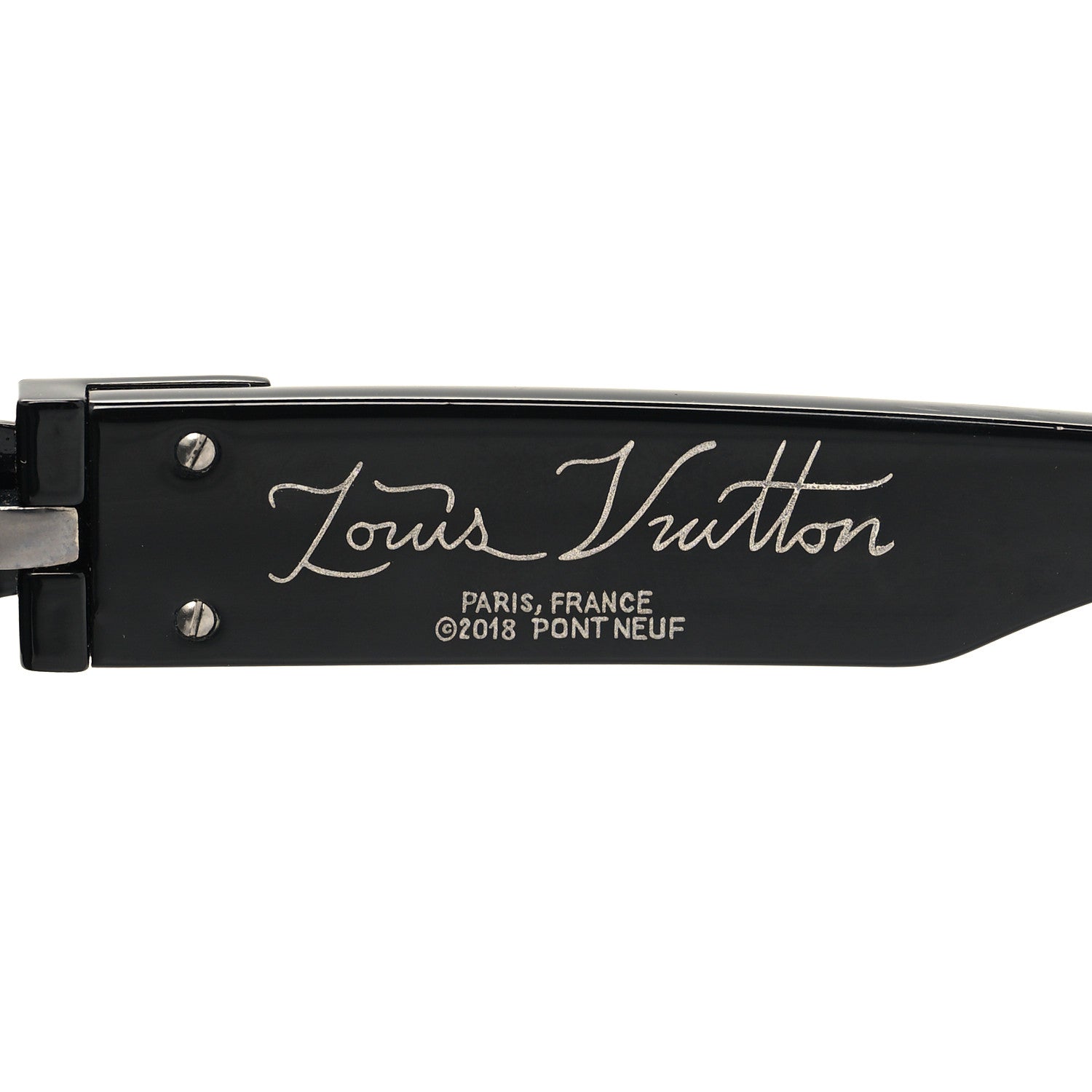Louis Vuitton Acetate 1.1 Millionaires Mask Sunglasses Z1258W Black 5 of 7
