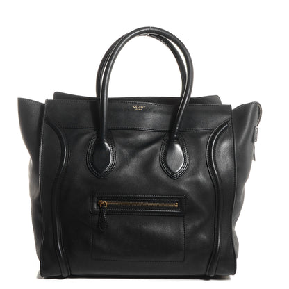 Celine Smooth Calfskin Medium Luggage Black 1 of 9