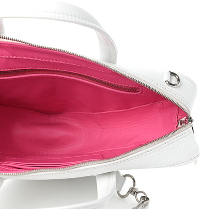 Balenciaga Calfskin XS Triangle Duffle White 5 of 8