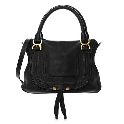 Chloe Calfskin Medium Marcie Satchel Black 1 of 18