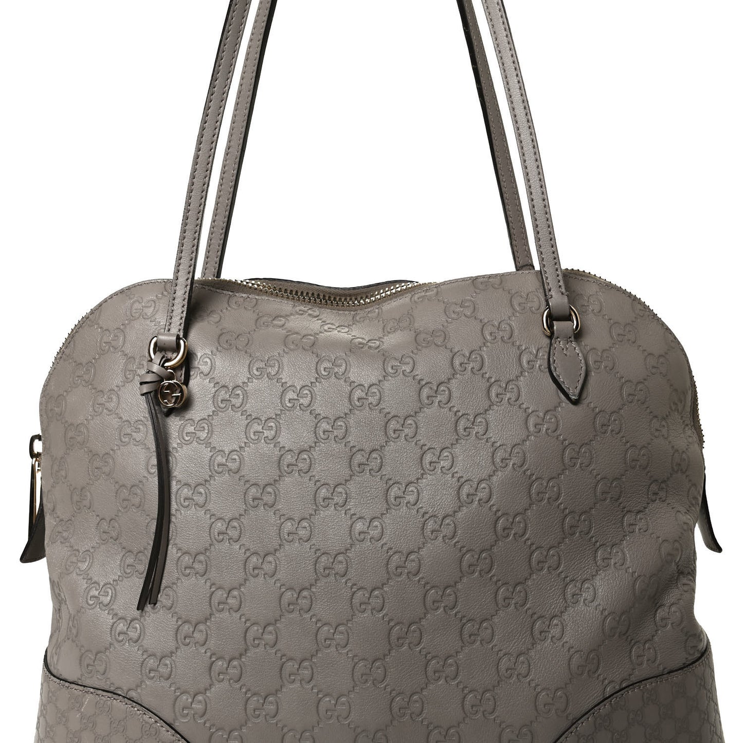 Guccissima Medium Bree Shoulder Bag Storm Grey