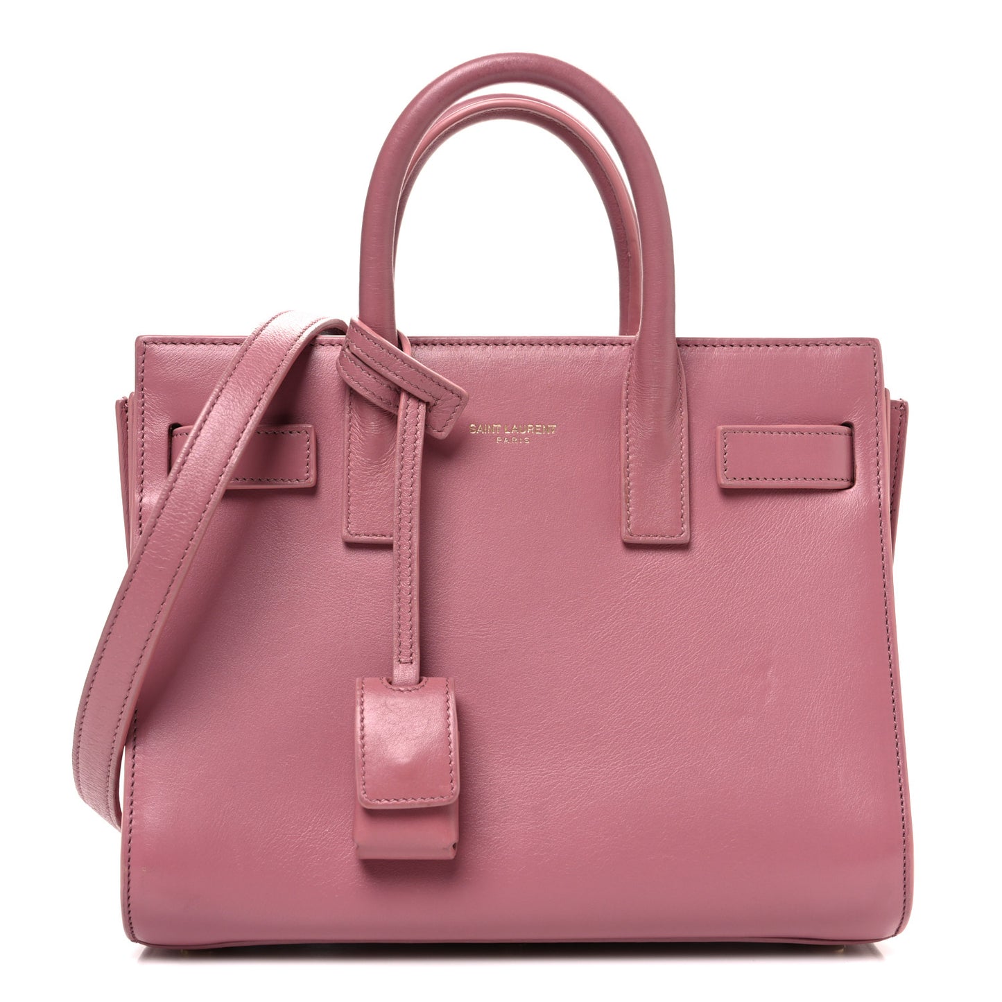 Calfskin Nano Sac De Jour Rose Dark