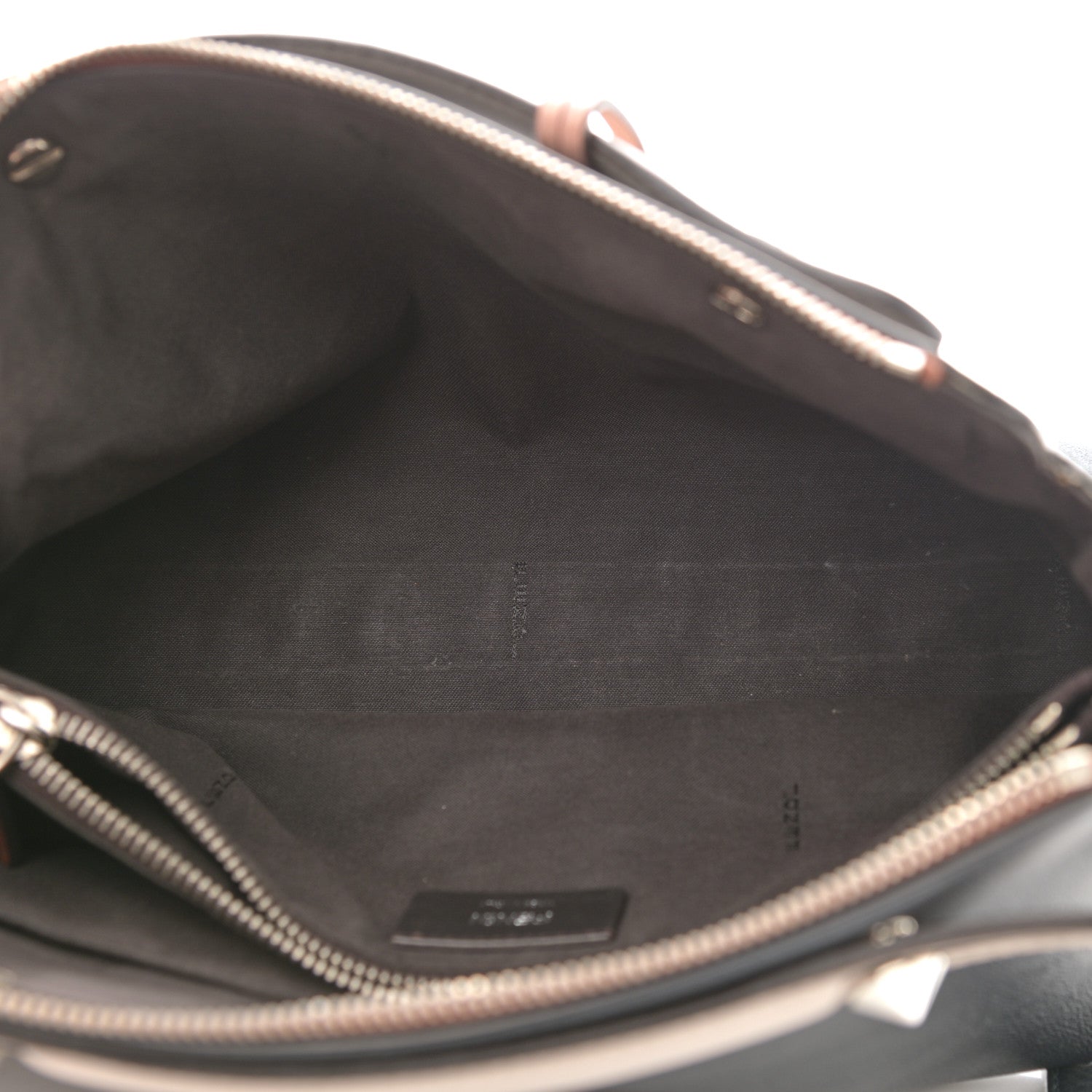 Fendi Vitello Dolce 4 Color Medium By The Way Multicolor Boston Bag Blue Notte Baby Pink 5 of 8
