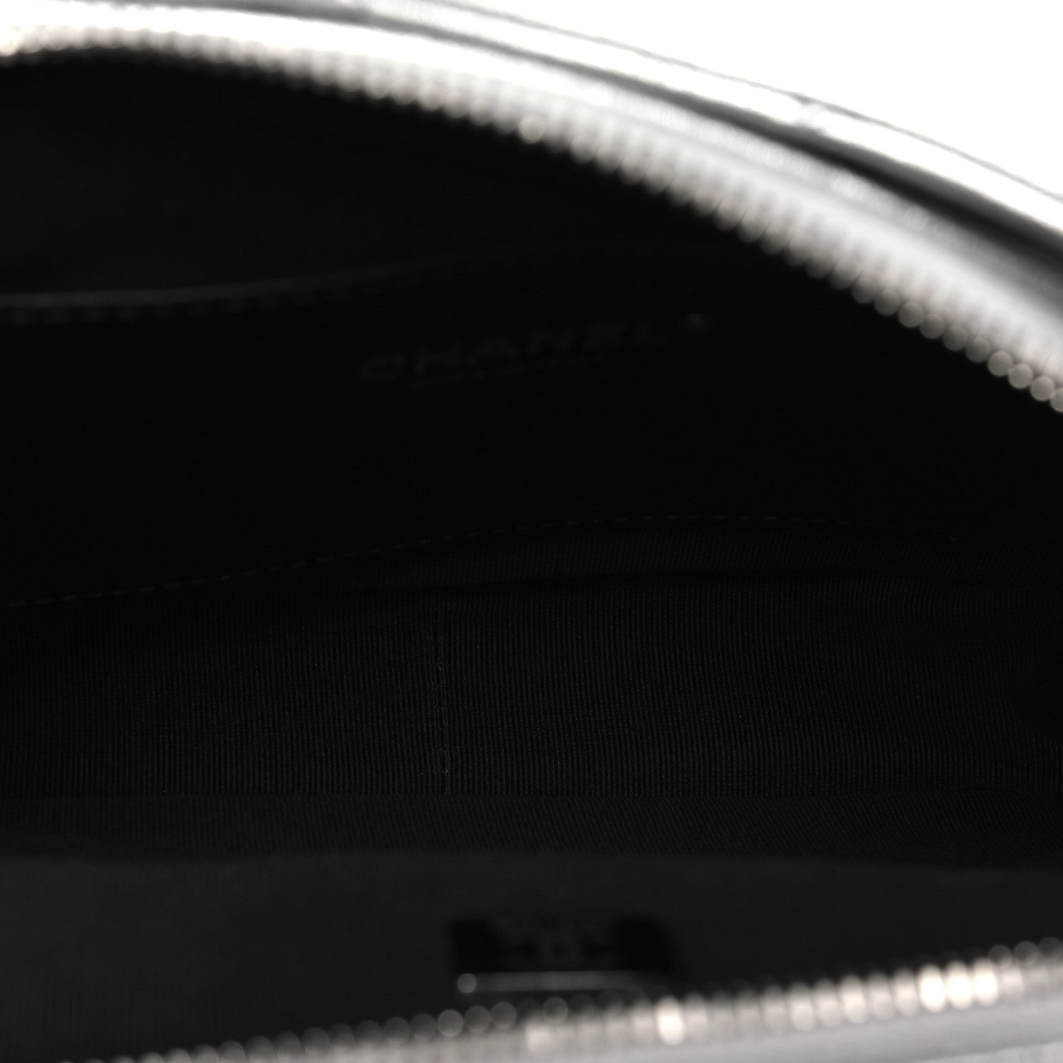 Chanel Metallic Lambskin Quilted Flap Backpack Silver 5 of 10