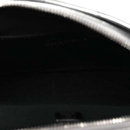 Chanel Metallic Lambskin Quilted Flap Backpack Silver 5 of 10