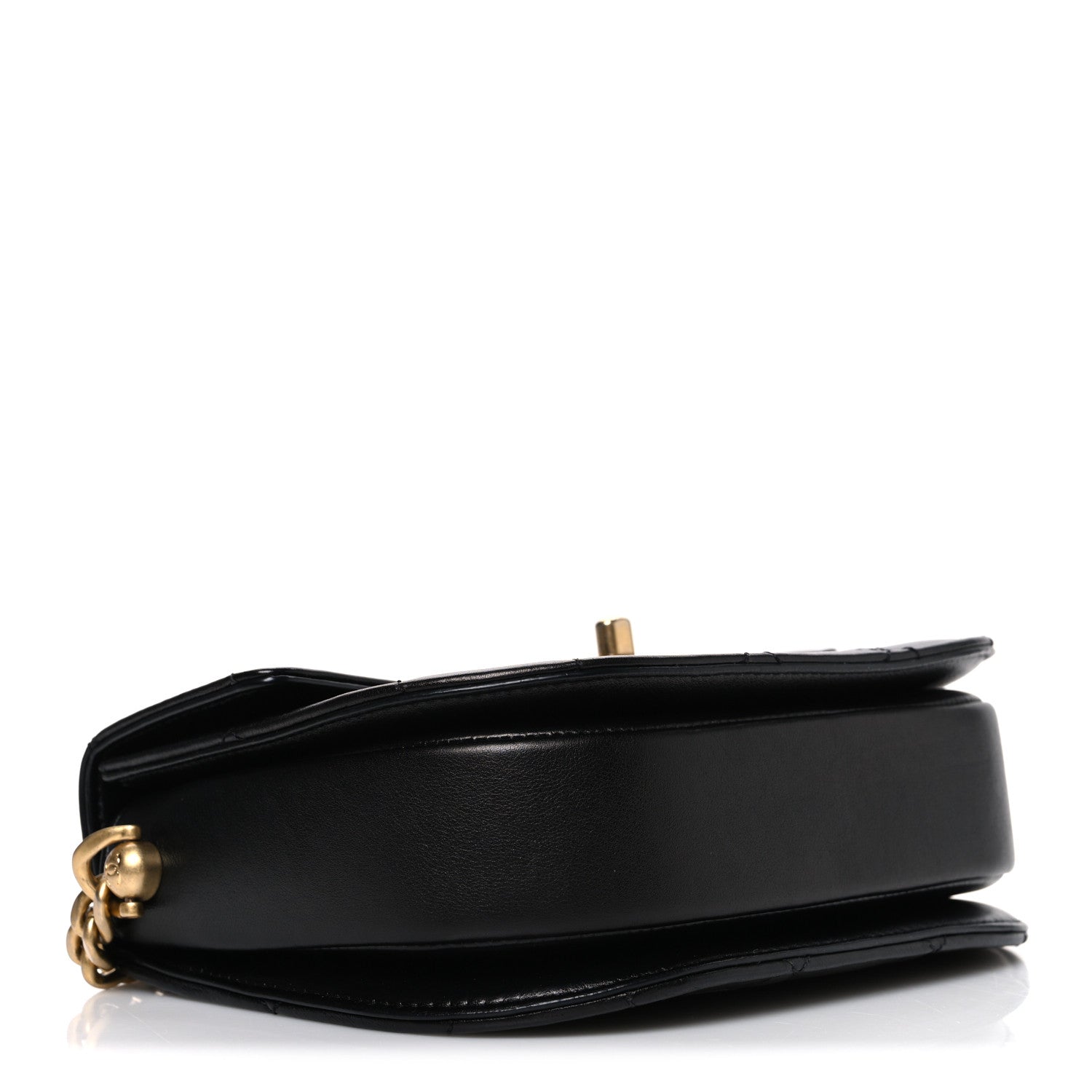 Chanel Calfskin Quilted Moon Messenger Black 3 of 9