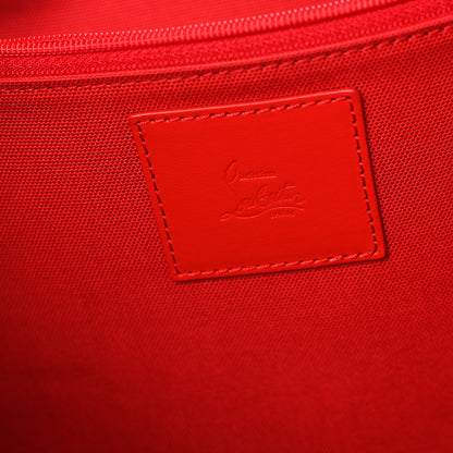 Christian Louboutin Linen Calfskin Extra Large Nastroloubi F.A.V.L. Tote Black 6 of 10