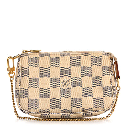 Louis Vuitton Damier Azur Mini Pochette Accessories 1 of 12