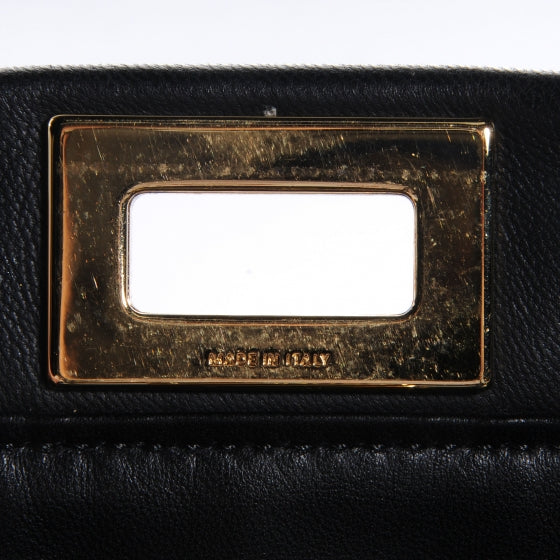 Nappa Mini Peekaboo Iconic Satchel Black