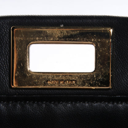 Fendi Nappa Mini Peekaboo Iconic Satchel Black 12 of 13
