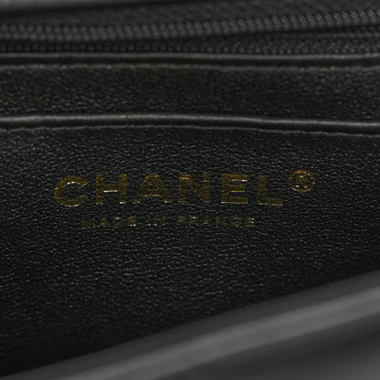Chanel Lambskin Resin Crystal Square Quilted Mini Monacoco Flap Black 6 of 11