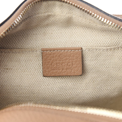Gucci Pebbled Calfskin Small Soho Disco Bag Camelia 7 of 8