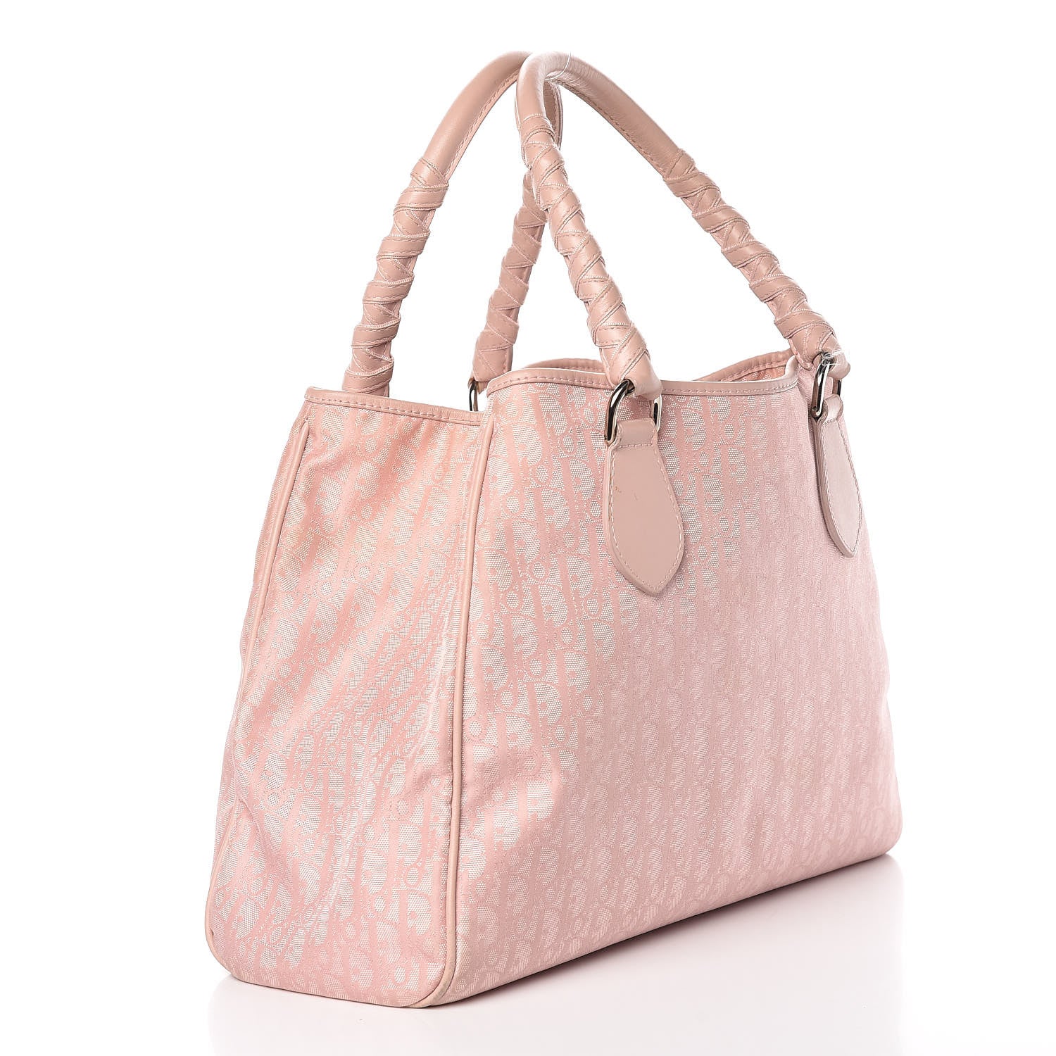 Christian Dior Monogram Tote Pink 3 of 16