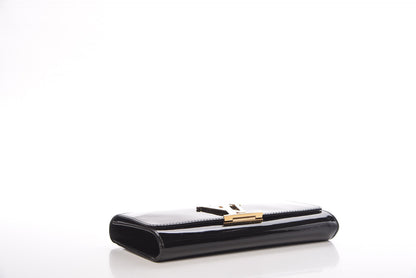 Louis Vuitton Patent Neo Sobe Louise EW Clutch Black 4 of 9