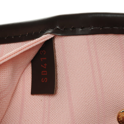 Louis Vuitton Damier Ebene Neo Neverfull MM Rose Ballerine 8 of 9