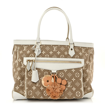 Louis Vuitton Monogram Sabbia Cabas GM White 1 of 11