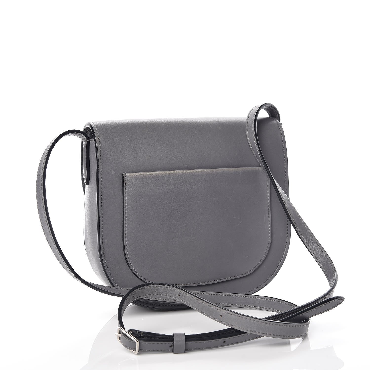 Celine Smooth Calfskin Small Trotteur Storm 3 of 12