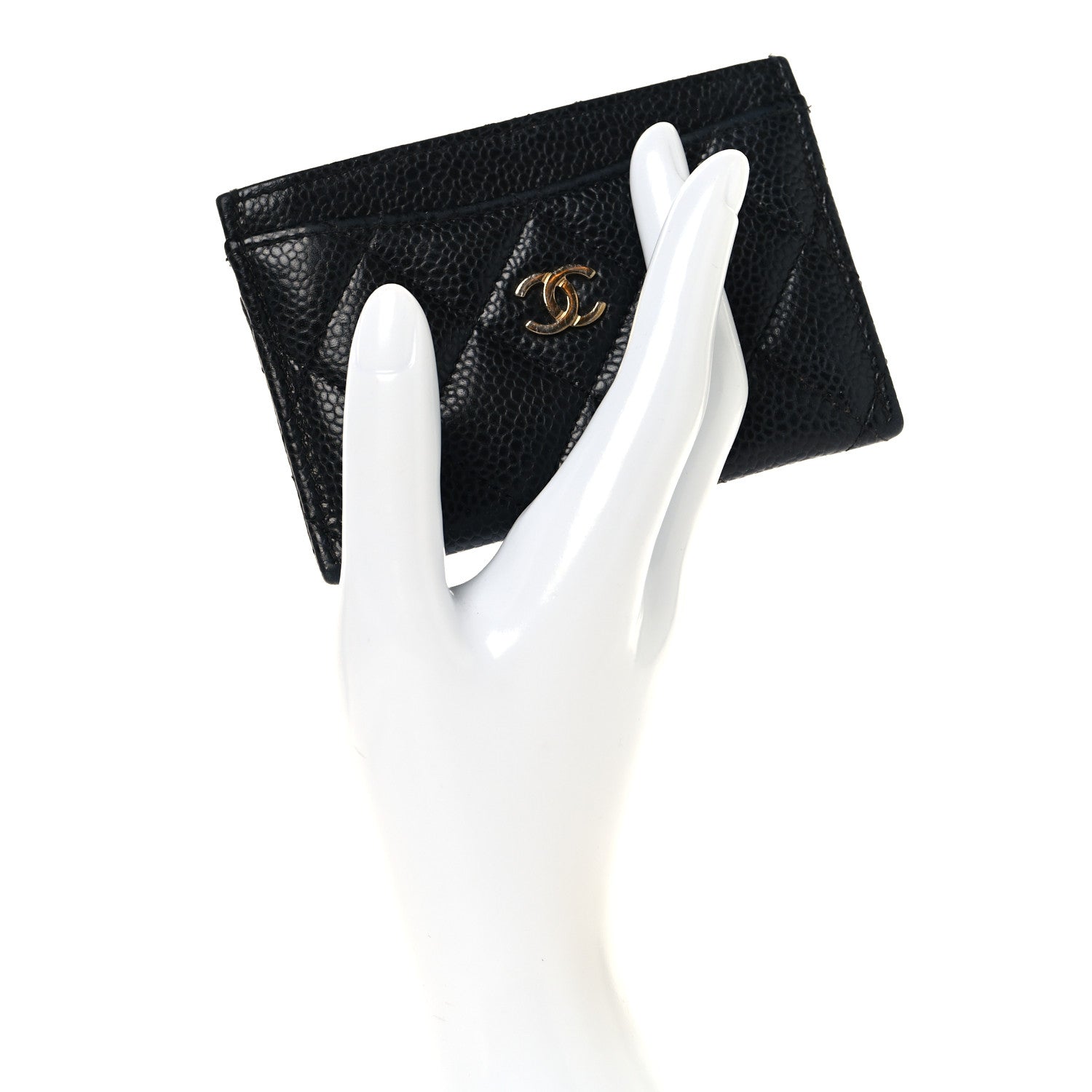 Chanel Caviar Quilted Card Holder Black 2 of 8